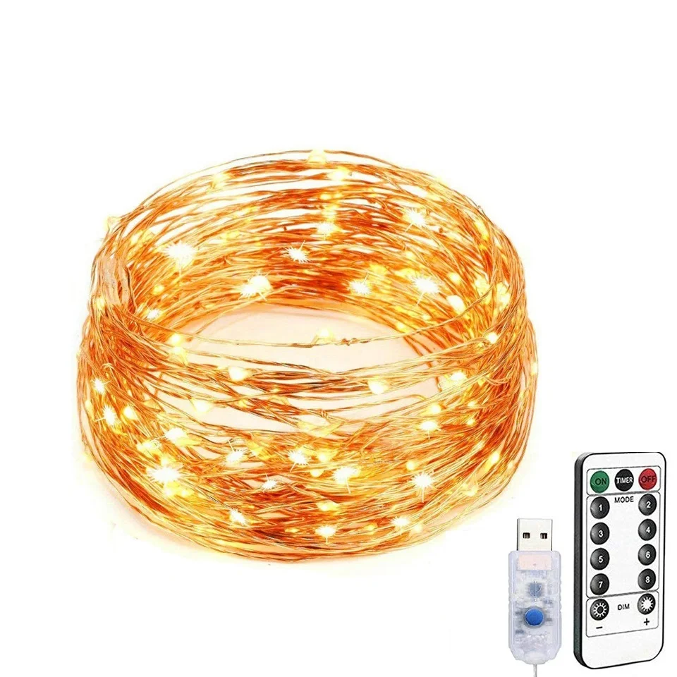 Светодиодный светильник Феи 8 режимов струнный s 50 100 200 светодиодный