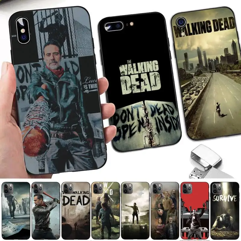 

Yinuoda The Walking Dead Phone Case for iPhone 11 12 13 mini pro XS MAX 8 7 6 6S Plus X 5S SE 2020 XR case