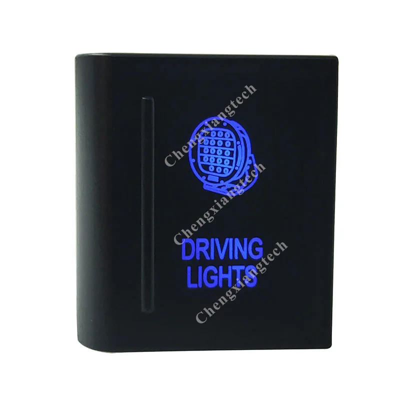 Синие светодиодные ходовые огни 12 В 3 А кнопка включения и выключения для VW Volkswagen