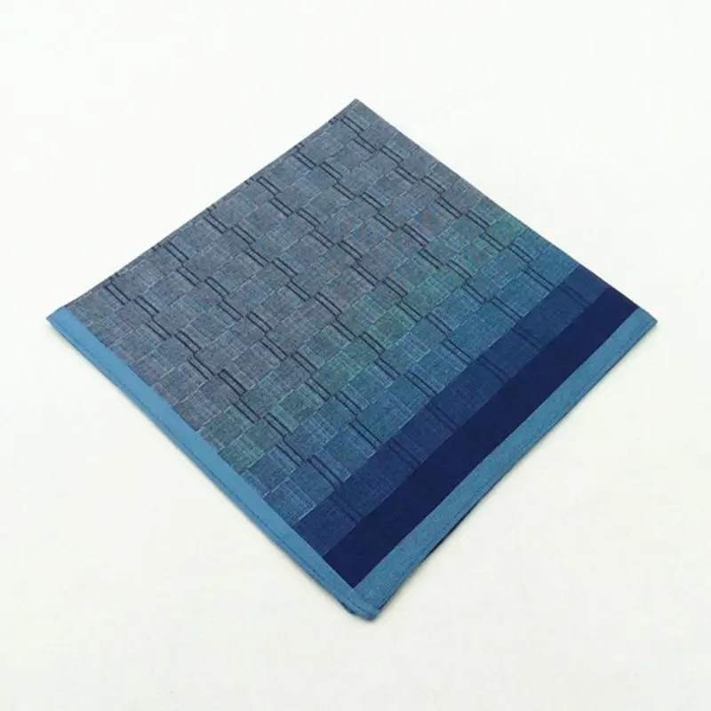 3 шт./компл. мужские хлопок сатин платок носовой градиент Цвет кирпичная стена