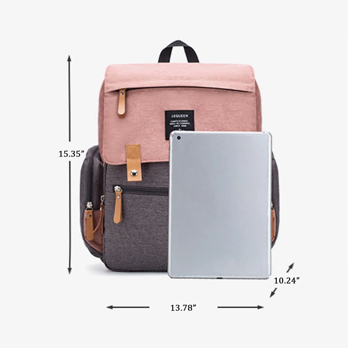 

Fashion Mummy Maternity Nappy Bag USB Large Capacity Nappy Bag Travel Backpack Nursing Bag for Baby Care Women's Fashion Bag