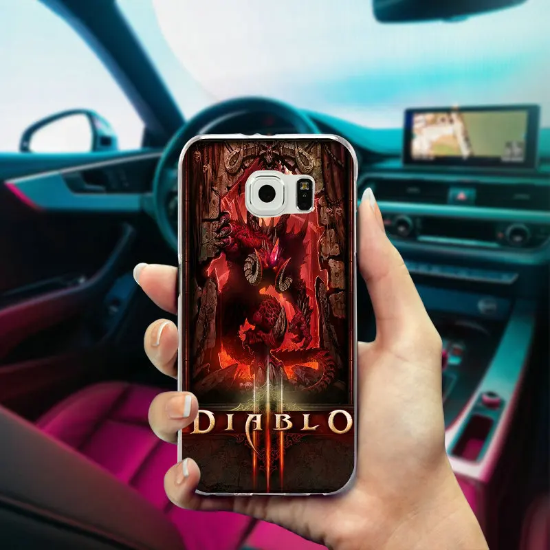 Модные игры Diablos III мягкие ТПУ чехлы для телефонов Samsung Galaxy Note 2 3 4 5 8 S3 S4 S5 Mini S6 S7 S8 S9