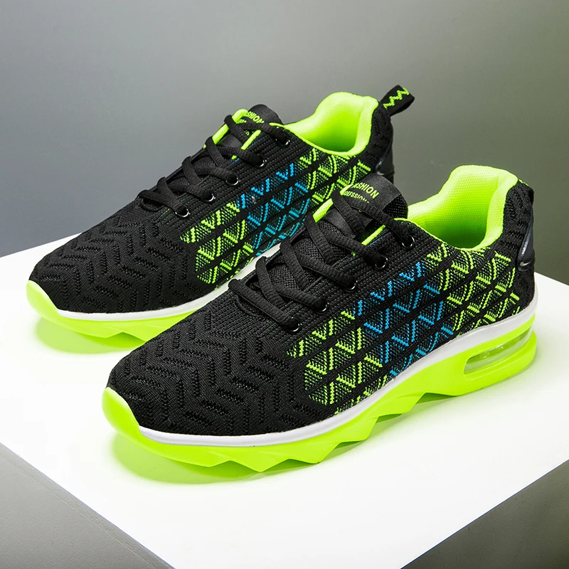 

Кроссовки мужские сетчатые, дышащие, удобные, для бега, повседневная обувь для прогулок и бега, 45, осень-лето