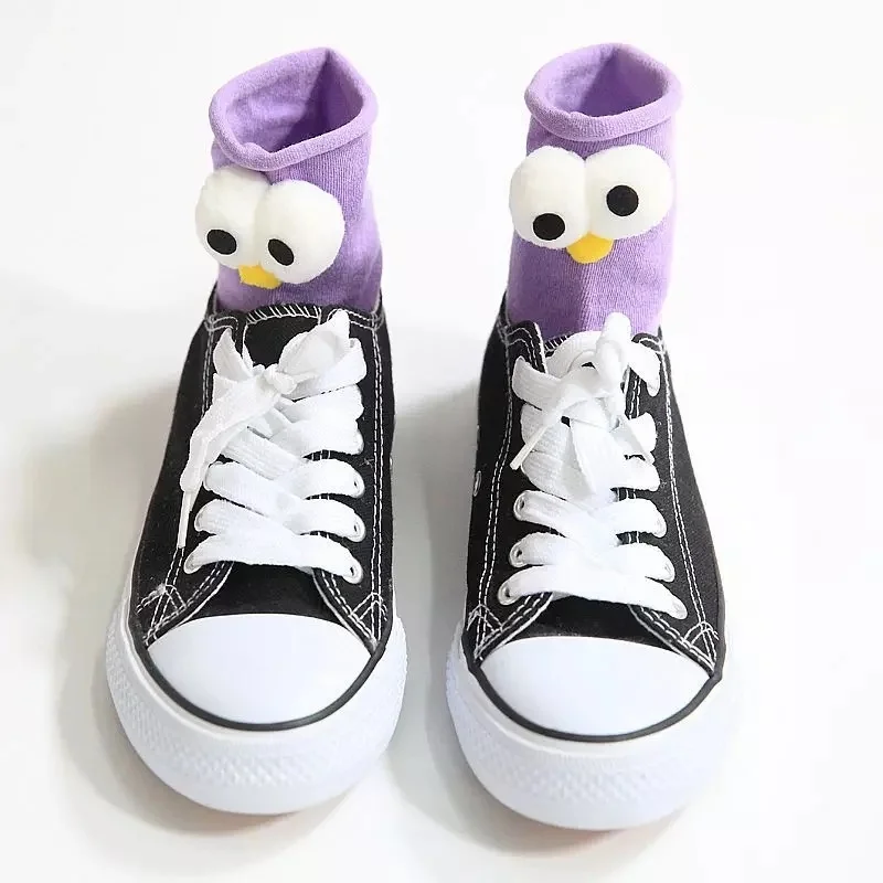 

Funny Socks Women's Short Cotton Hot Sale eyes Designer Fashion Amusing Lovely Harajuku kawaii Gift Happy Cute Socks