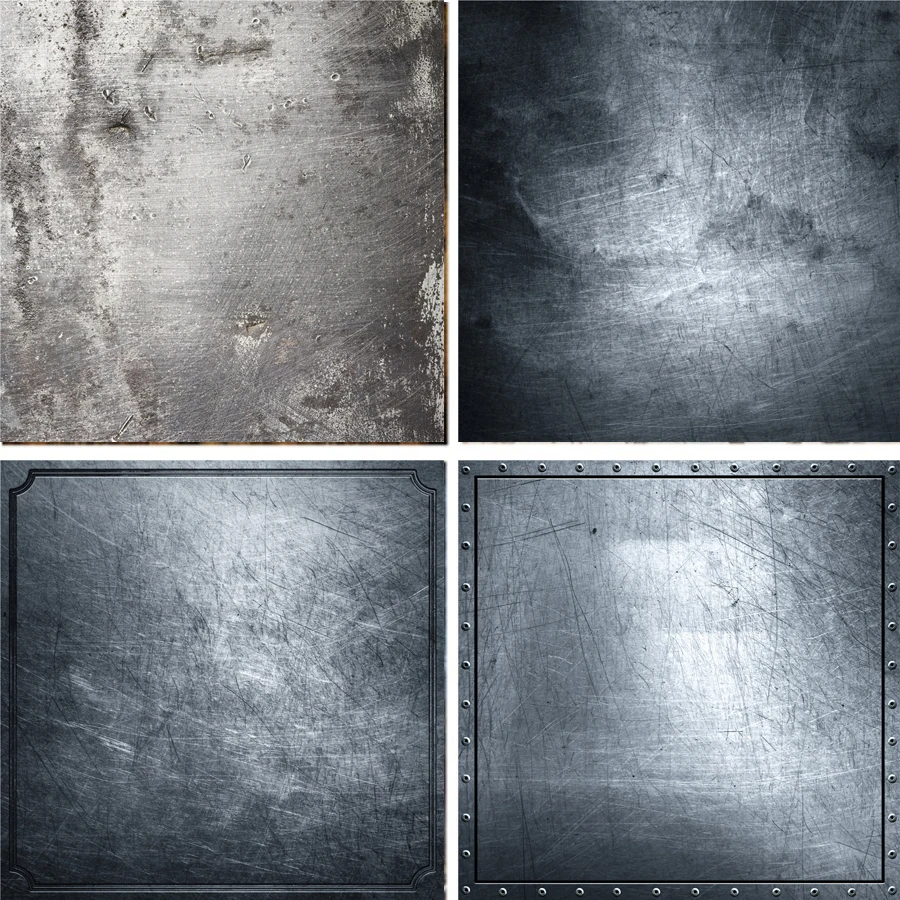 Nitree Фото Студия фотография Реквизит поцарапанные металлические фотообои В