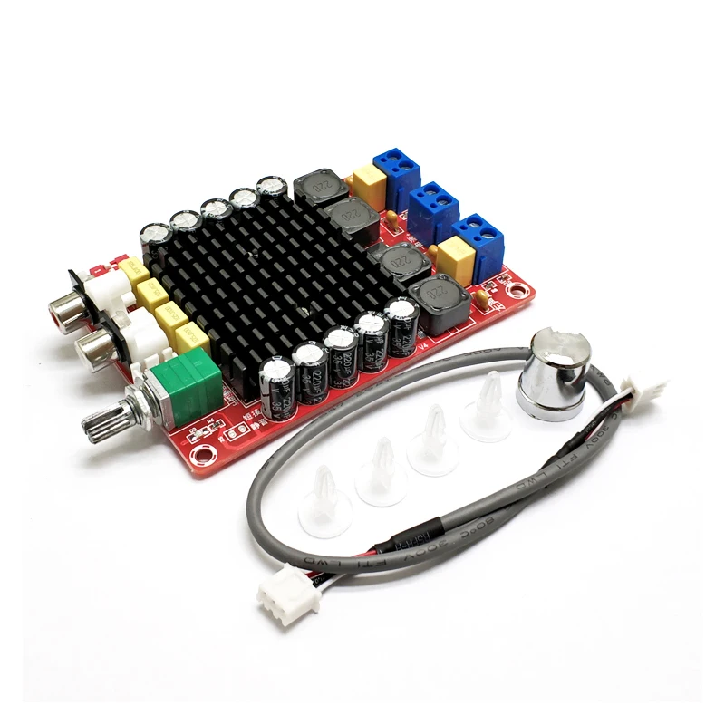 

2*100w Digital Amplifier Board Fever Grade Audio XH-M510 TDA7498 Class-D High-power Car Amplifier Board DC14-34v