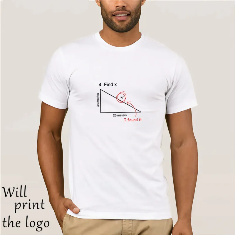 Vinden X T-shirt Grappige Variabele Math Test Vraag Witty Reactie Tee |