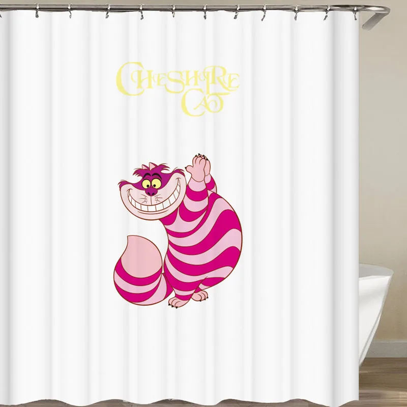 Водонепроницаемая душевая занавеска Алиса в стране чудес