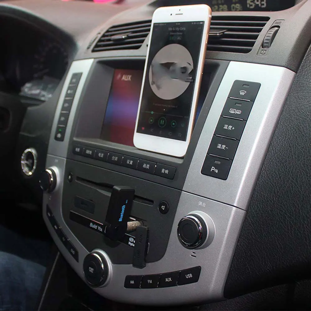 AUX Bluetooth приемник 3 5 мм Беспроводной автомобильный адаптер FM передатчик ЖК MP3