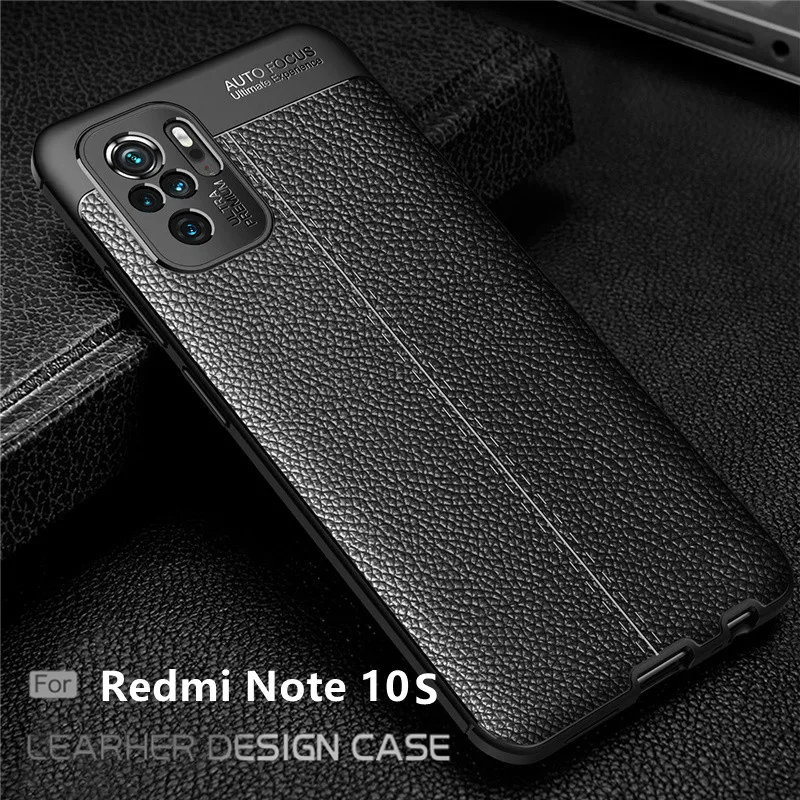 Чехол для Xiaomi Redmi Note 10S чехол чехлы бампер телефона из мягкой ТПУ кожи 10