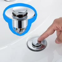 universal stainless steel pop up bouncing core basin drain filter hair trap deodorant bathtub plug kitchen bathroom tool