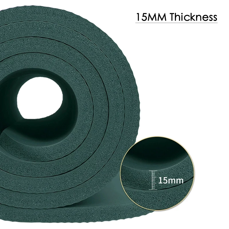 

200*61*1.5CM Yoga Mat Increase Thickness NBR Fitness Sports Exercise Mat Nonslip Fitness Home Fitness Mat gym Supplies Dance Mat