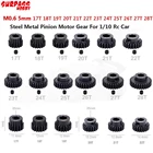 2 шт. M0.6 5 мм 17T 18T 19T 20T 21T 22T 23T 24T 25T 26T 27T 28T стальная металлическая Шестерня мотора для радиоуправляемой модели автомобиля грузовика мотор