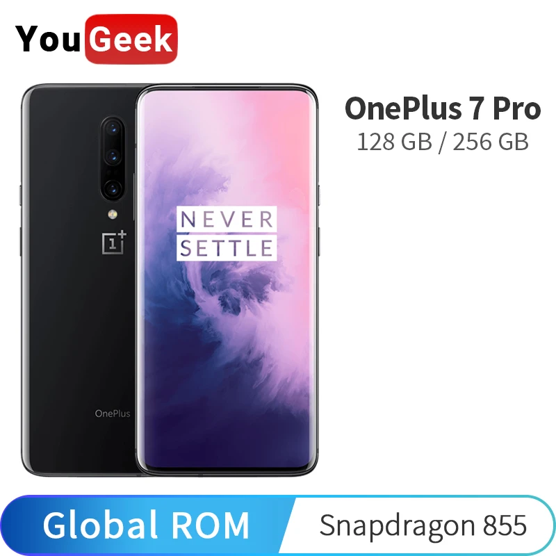 Смартфон OnePlus 7 Pro с глобальной прошивкой 6 ГБ 128 8 256 Snapdragon 855 AMOLED экран тройная