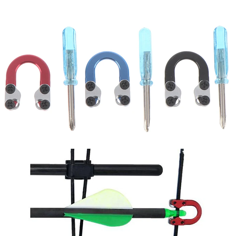 Металлическое D образное кольцо для стрельбы из лука алюминиевый U образный