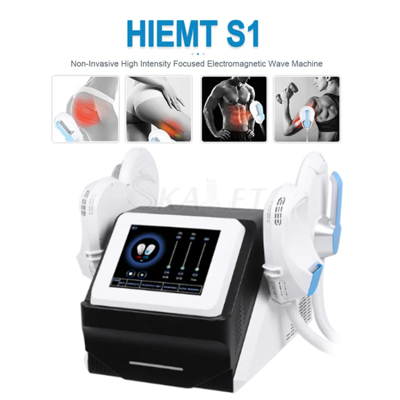 Флуоресцентная электромагнитная машина Tesla для похудения тела стимуляция мышц