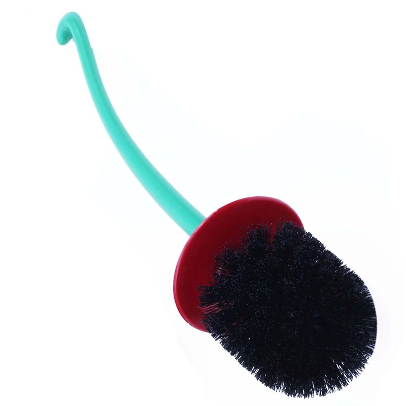 

Creative Lovely Cherry Shape Lavatory Brush Toilet Brush & Holder Set (Red)