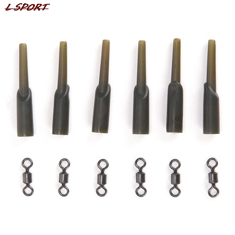 

24 шт., резиновые рыболовные Вертлюги и Вертлюги