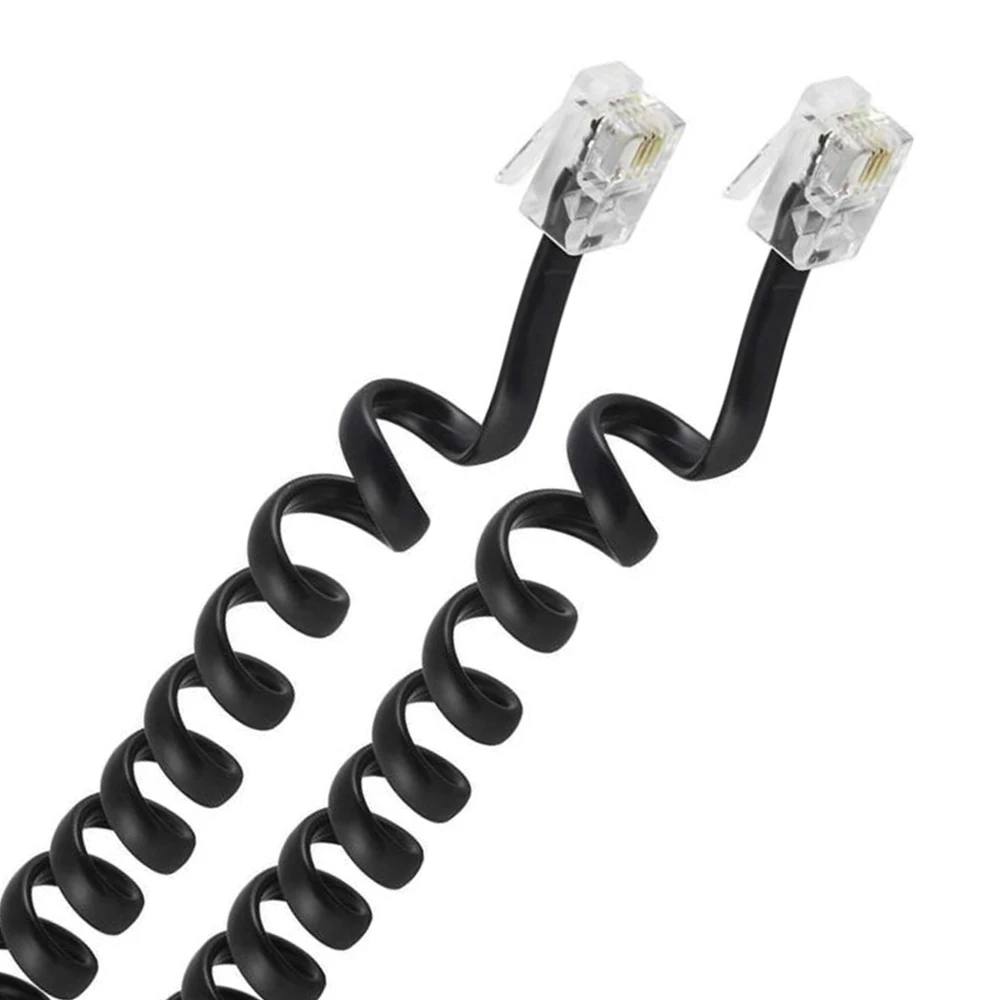 5 м длинный телефонный приемник шнур кабель спиральная линия для дома и офиса