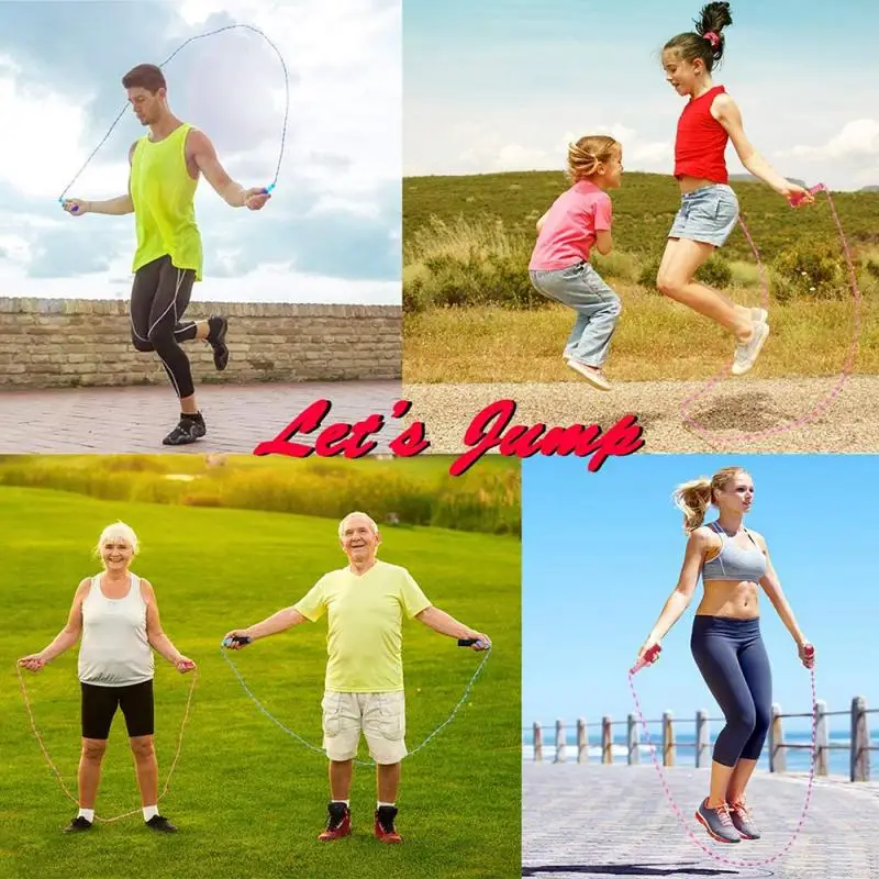 Нейлоновая Регулируемая Скакалка из термопластичного полиуретана мягкая с