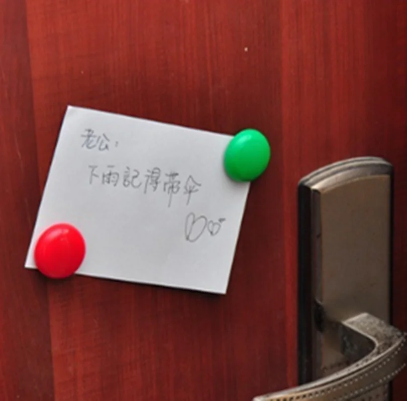 10 шт красочные круглые пластиковые магниты на холодильник доски стикер детские