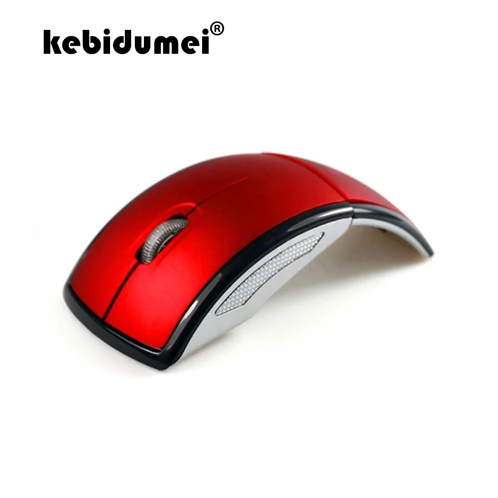 Беспроводная складная компьютерная мышь kebidumei 2 4G мини-Дорожная Бесшумная для