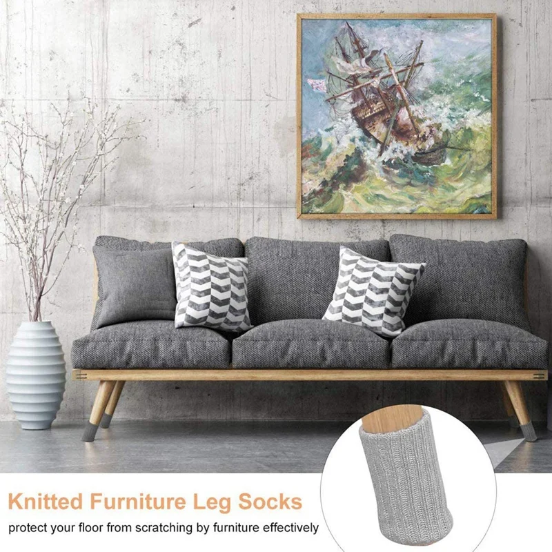Трикотажные эластичные Нескользящие стул носки мебельные колодки защитные