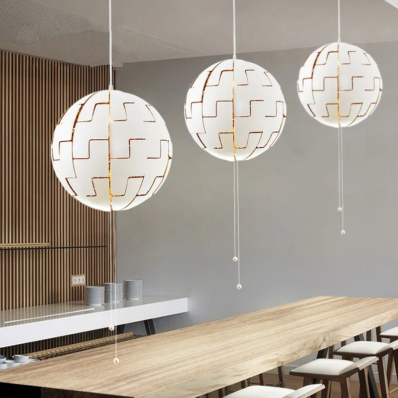 Современный индивидуальный подвесной светильник s круглый с деформацией