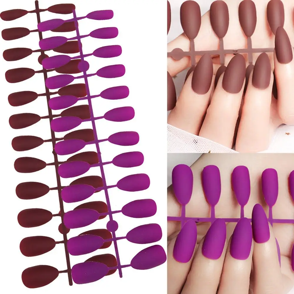1 шт. накладные ногти 24 цвета|Накладные ногти| |