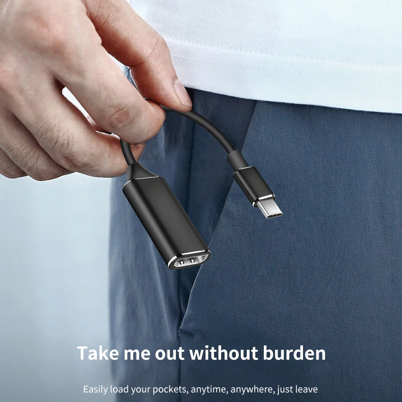 Переходник с USB C на HDMI 4K 30 Гц Type c|Кабели HDMI| |
