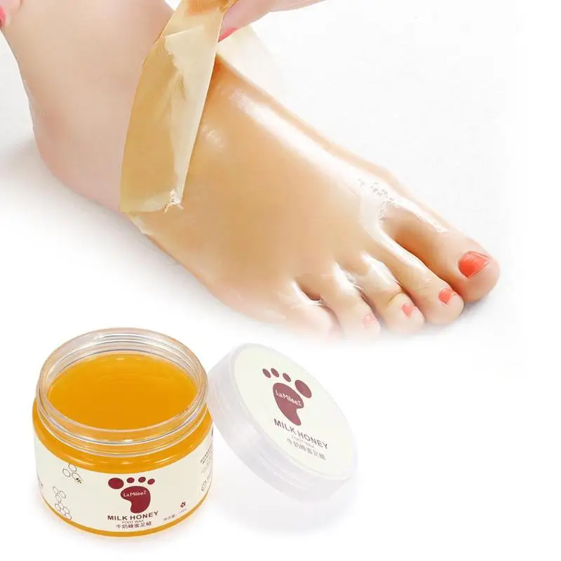 Фото - Маска для ног мед, молоко, увлажняющая, питающая, отбеливающая, отшелушивающая 1 упаковка увлажняющая отбеливающая маска для ног