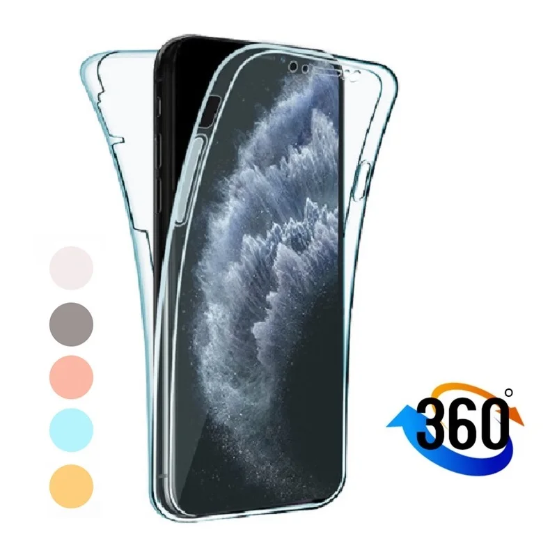 Чехол с полным покрытием для iPhone 13 Pro Max 8 7 6S Plus 5SE поликарбонат силиконовый чехол 11