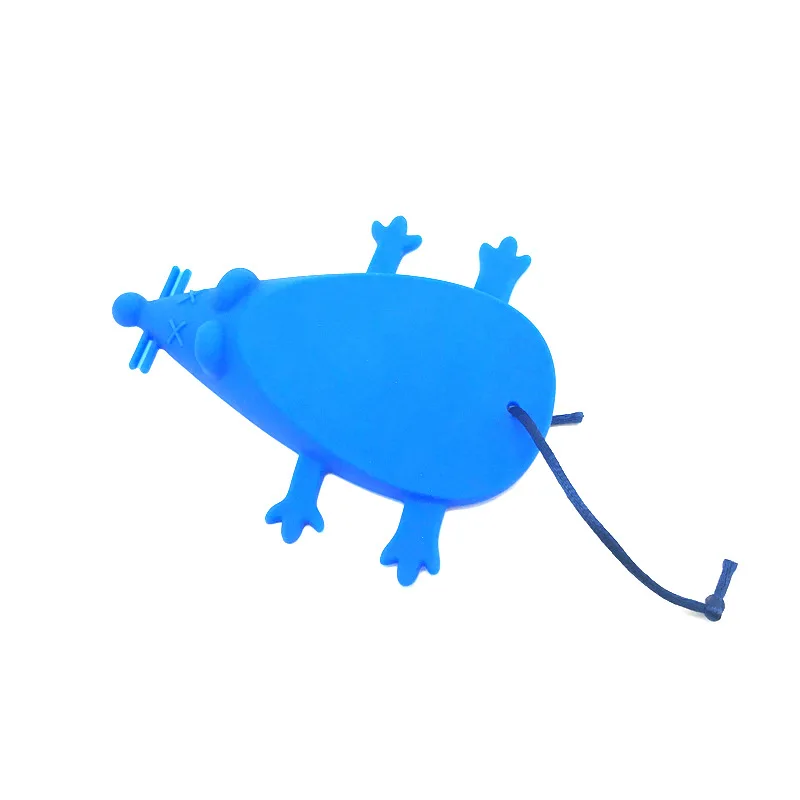 blue Новинка, Детская безопасность, милый мультяшный мышонок, силиконовый дверной ограничитель, дверной ограничитель, безопасный протектор, анти-защемление рук, Детская безопасность - Цвет: blue