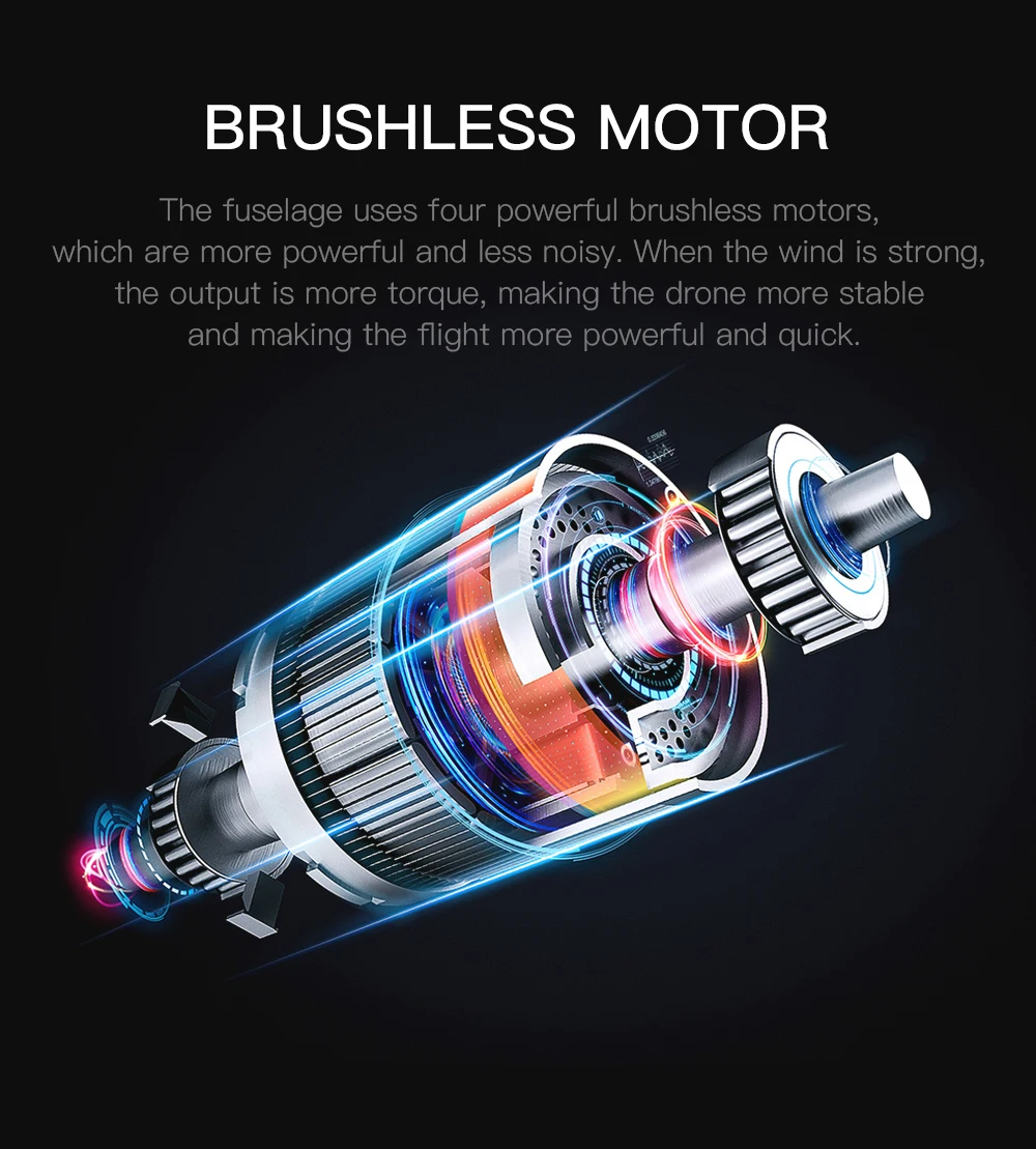 

5G Wifi FPV Quadcopter Gesture Control Helicopter ZEN K1 GPS RC Drone Brushless Motor 4K HD Dual Camera Dron VS SG906 B4W F11