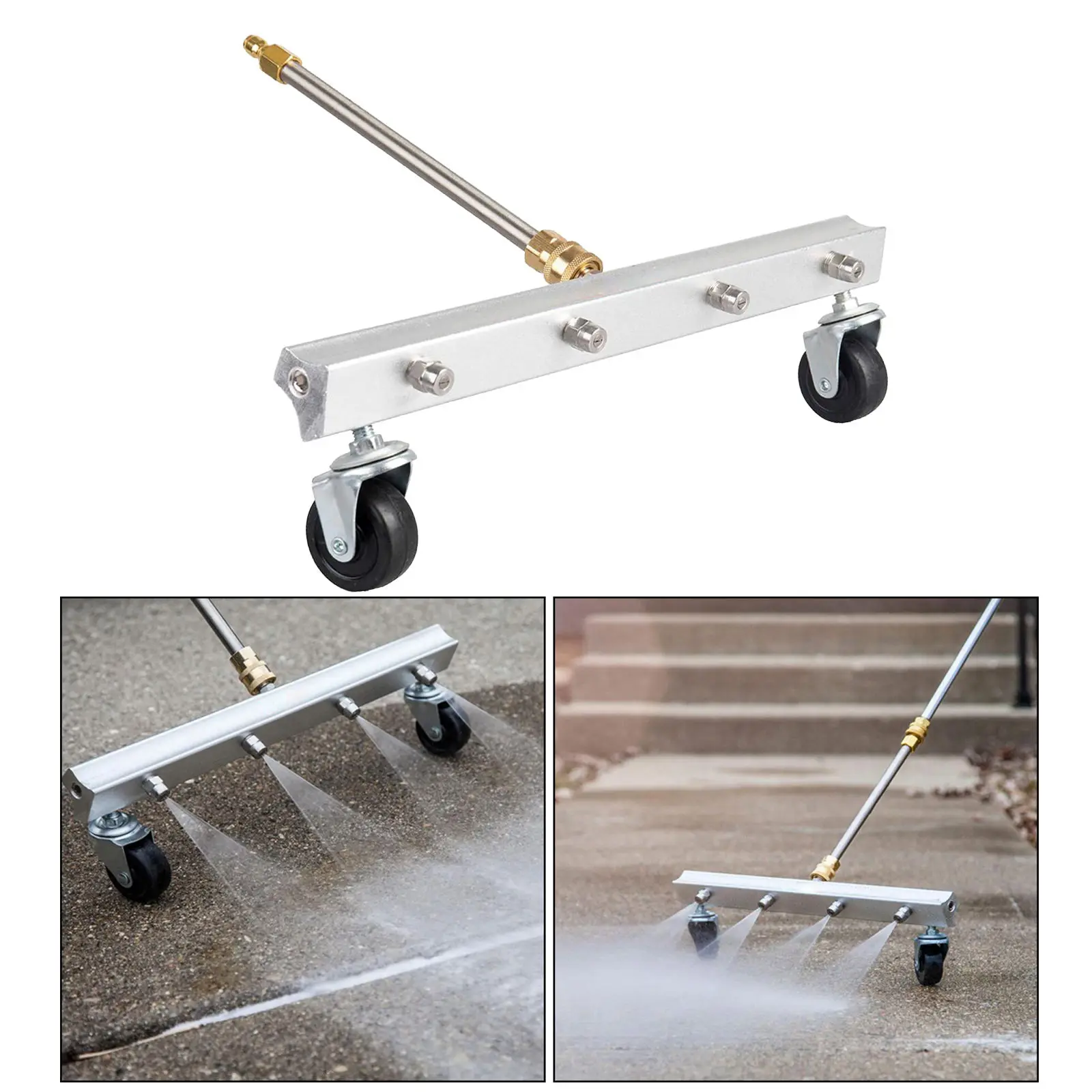 Очиститель шасси очиститель поверхности для мойки под давлением щетка мытья