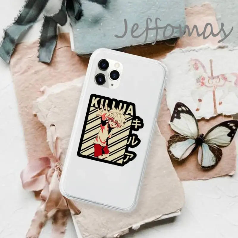 

hunter x hunter Phone Case Transparent for iPhone 11 12 mini pro XS MAX 8 7 6 6S Plus X 5S SE 2020 XR