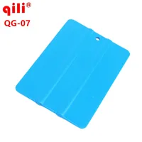 500pcs QG-07 mini hard card square squeegee window tint tool vinyl application tools mobile phone film install tool DHL free