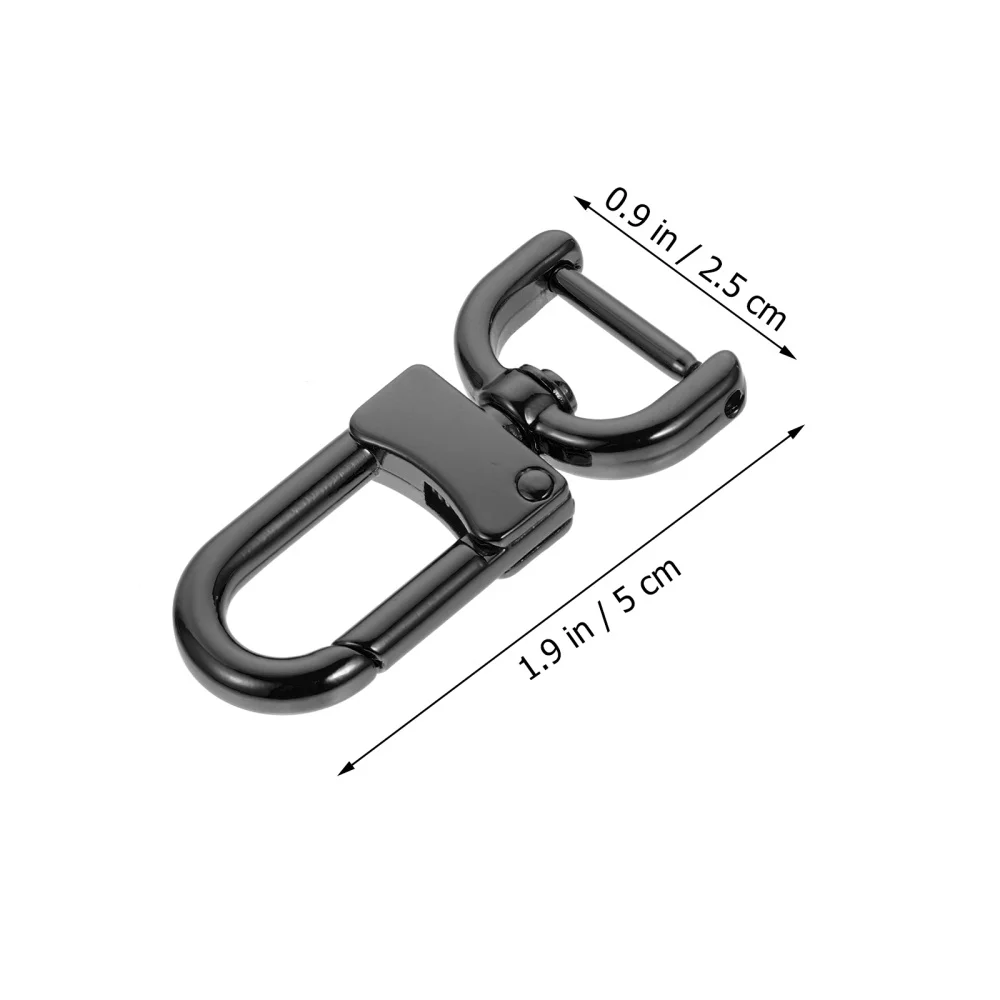 

4pcs Crossbody Bag Belt Clasps Replacement Metal DIY Bag Shoulder Strap Buckles