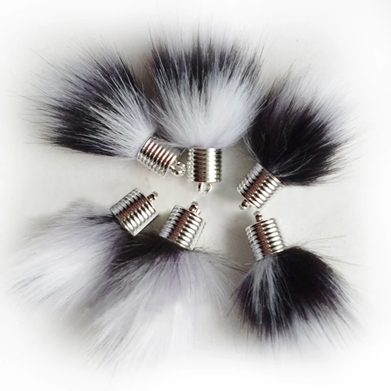 Помпоны из искусственного кроличьего меха 12 цветов сделай сам ювелирные изделия