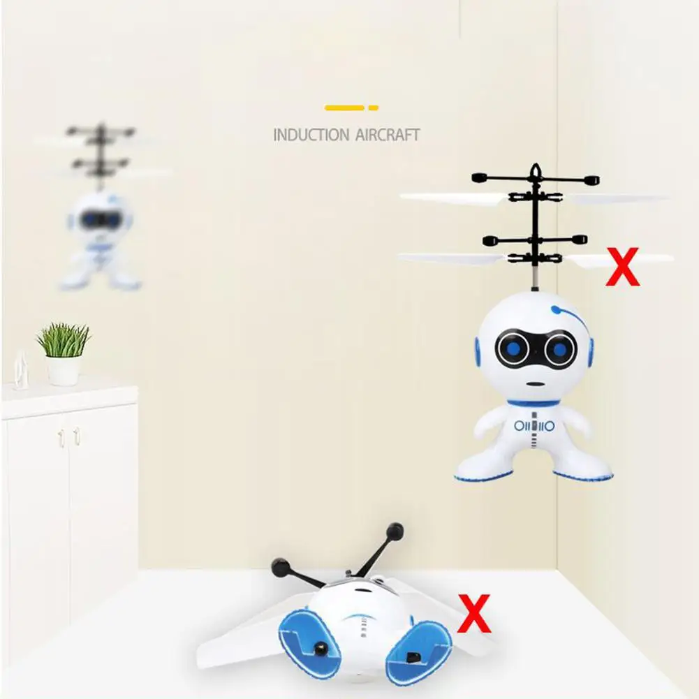 Робот летательный аппарат Игрушка умная фигурка Летающий Мини Инфракрасный