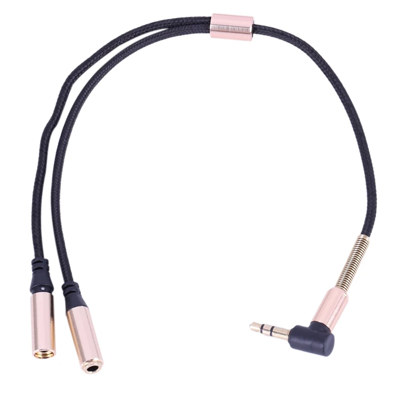 Лучшие предложения 3 5 мм аудио стерео Y сплиттер кабель штекер 2 порта гнездо для