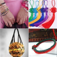 5pcs 1mm colorful nylon cord thread chinese knot macrame rope cords diy jewelry bracelet necklace making accessories 24m length