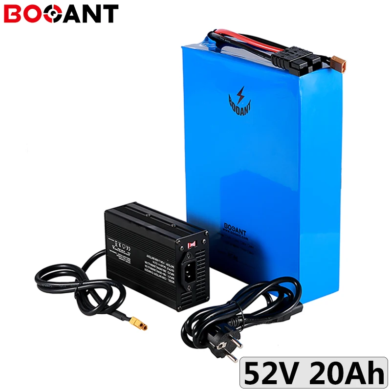 51 8 V 48V 20Ah 1000W литий ионный аккумулятор 18650 14S 52V 750W электрический велосипед батарея