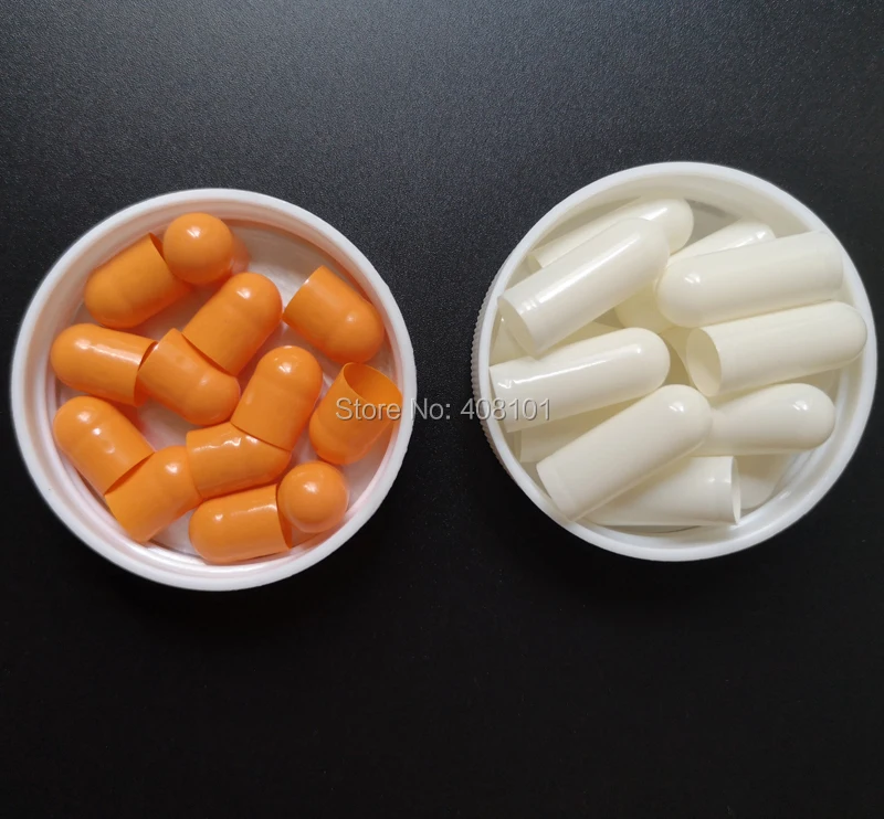 10000 шт. пустые вегетарианские капусты размера 00 желтого/белого цвета Халяль (Vegi) #