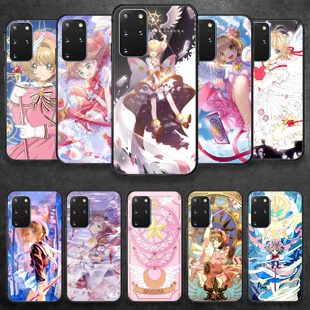

Card Captor Sakura Anime Tempered Glass Phone Case Cover For Samsung Galaxy Note S 8 9 10 20 21 E Plus Ultra M 31 51 FE Tpu