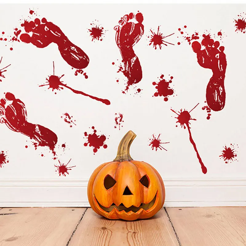 

Lightweight Halloween Wall Poster Door Stickers Window Decoration Clean Sticker Glass Snowflake Stickers Beautiful Wall Sticker