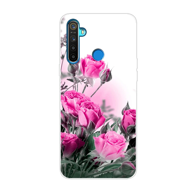 Силиконовый чехол для OPPO Realme 5 чехол милый Тигр мягкий ТПУ чехол для OPPO Realme Q задний Чехол Realme 5 Pro чехол для телефона s Capa