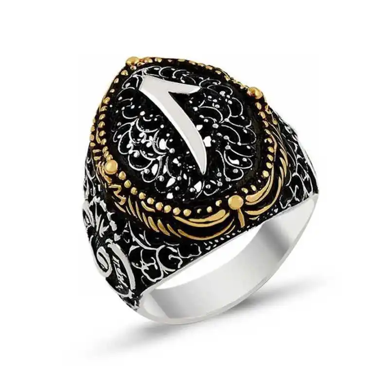 

Серебряное арабское мужское кольцо Silverlina