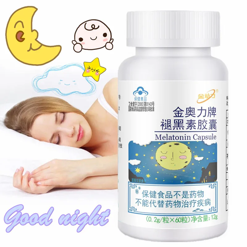 

Sleeping Pills Strength Melatonin Help Improve Sleep Night Time Aid Fast Dissolve Dietary Supplement Promotes Relaxation Health