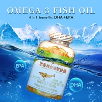 100pillsbottle omega 3 fish oil capsule design to support heart brain joints skin with epa dha vitamins e non gmo food supple